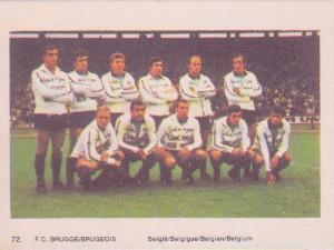 1969-70 Monty Gum International Football Teams #72 Club Brugge Front