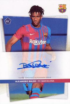2021-22 Topps FC Barcelona - Autographs #AU-AB Alejandro Balde Front