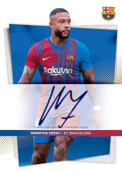 2021-22 Topps FC Barcelona - Autographs #AU-MD Memphis Depay Front