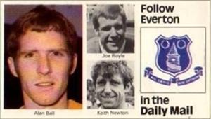 1970 Daily Mail 1st Division Wallchart #NNO Alan Ball, Keith Newton, Joe Royle Front