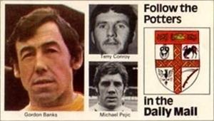 1970 Daily Mail 1st Division Wallchart #NNO Gordon Banks, Terry Conroy, Mike Pejic Front