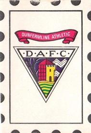 1971-72 A&BC Footballers (Scottish, Purple backs) - Football Club Crests #NNO Dunfermline Athletic Front