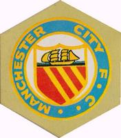 1972 Tonibell 1st Division Football League Club Badges #NNO Manchester City Front