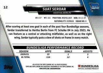 2021-22 Topps Chrome Bundesliga #12 Suat Serdar Back