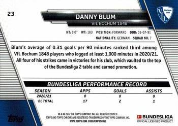 2021-22 Topps Chrome Bundesliga #23 Danny Blum Back