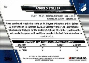 2021-22 Topps Chrome Bundesliga #49 Angelo Stiller Back