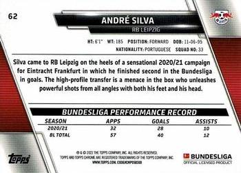 2021-22 Topps Chrome Bundesliga #62 André Silva Back