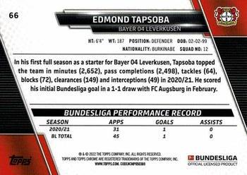 2021-22 Topps Chrome Bundesliga #66 Edmond Tapsoba Back