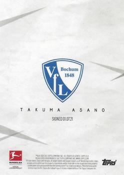 2021-22 Topps On-Demand Bundesliga Update - Orange #NNO Takuma Asano Back