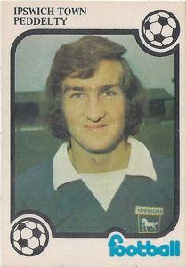 1975-76 Monty Gum Football Now #NNO John Peddelty Front