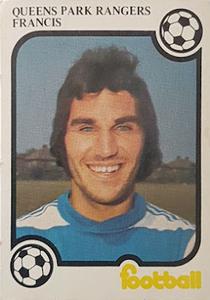 1975-76 Monty Gum Football Now #NNO Gerry Francis Front