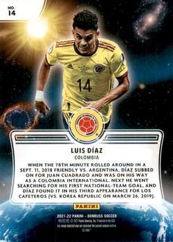2021-22 Donruss - Zero Gravity Press Proof #14 Luis Diaz Back