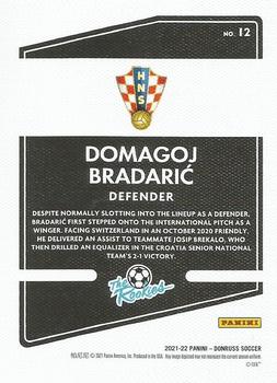 2021-22 Donruss - The Rookies #12 Domagoj Bradaric Back