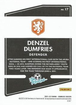 2021-22 Donruss - The Rookies Press Proof #17 Denzel Dumfries Back