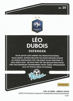 2021-22 Donruss - The Rookies Press Proof #20 Leo Dubois Back