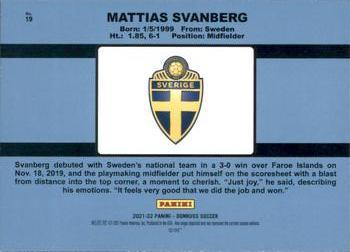 2021-22 Donruss - 1991 Donruss Tribute Press Proof #19 Mattias Svanberg Back