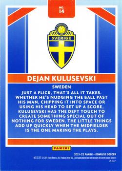 2021-22 Donruss - Craftsmen #14 Dejan Kulusevski Back