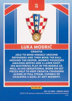 2021-22 Donruss - Craftsmen #15 Luka Modric Back