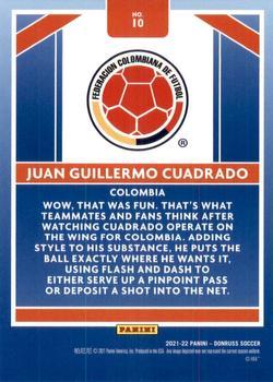 2021-22 Donruss - Craftsmen Press Proof #10 Juan Cuadrado Back