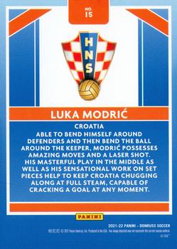 2021-22 Donruss - Craftsmen Press Proof #15 Luka Modric Back