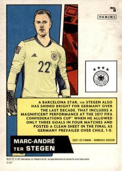 2021-22 Donruss - Net Marvels Press Proof #8 Marc-Andre ter Stegen Back