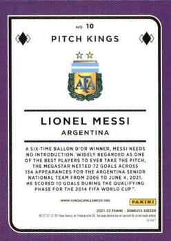 2021-22 Donruss - Pitch Kings #10 Lionel Messi Back
