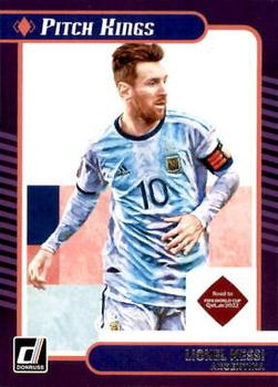 2021-22 Donruss - Pitch Kings #10 Lionel Messi Front