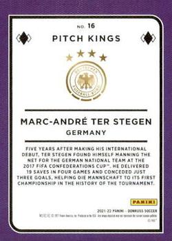 2021-22 Donruss - Pitch Kings #16 Marc-Andre ter Stegen Back