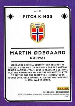 2021-22 Donruss - Pitch Kings Press Proof #9 Martin Odegaard Back