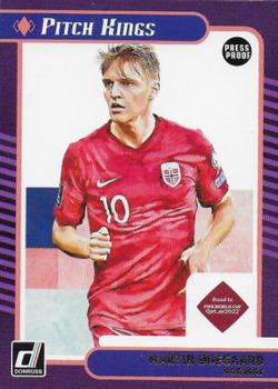 2021-22 Donruss - Pitch Kings Press Proof #9 Martin Odegaard Front