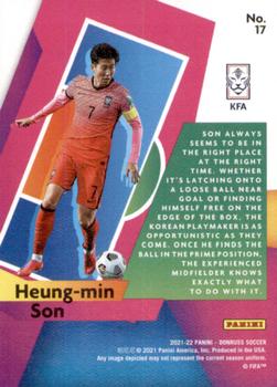 2021-22 Donruss - Power in the Box #17 Heung-Min Son Back