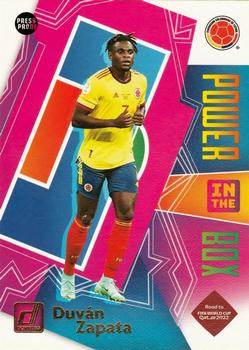 2021-22 Donruss - Power in the Box Press Proof #1 Duvan Zapata Front