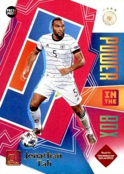 2021-22 Donruss - Power in the Box Press Proof #4 Jonathan Tah Front