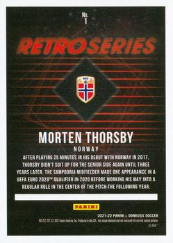 2021-22 Donruss - Retro Series Press Proof #1 Morten Thorsby Back