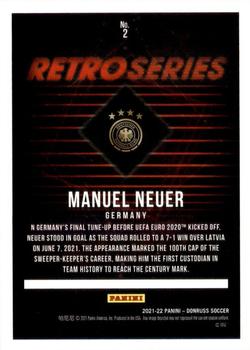 2021-22 Donruss - Retro Series Press Proof #2 Manuel Neuer Back