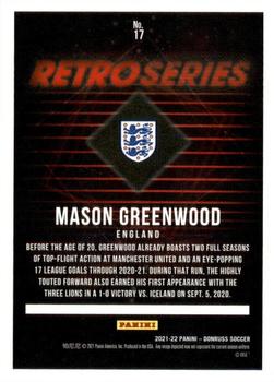 2021-22 Donruss - Retro Series Press Proof #17 Mason Greenwood Back