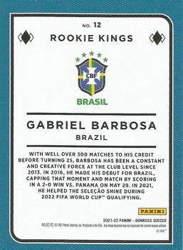 2021-22 Donruss - Rookie Kings Press Proof #12 Gabriel Barbosa Back
