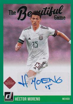 2021-22 Donruss - Beautiful Game Autographs Green #BG-HMO Hector Moreno Front