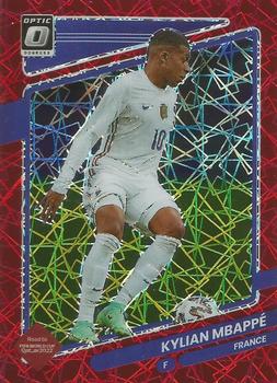 2021-22 Donruss - Optic Red Velocity #60 Kylian Mbappe Front