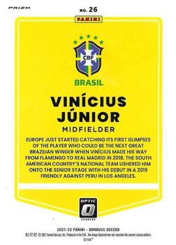 2021-22 Donruss - Optic Holo #26 Vinicius Junior Back