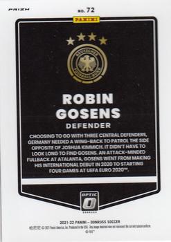 2021-22 Donruss - Optic Holo #72 Robin Gosens Back