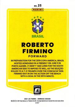 2021-22 Donruss - Optic #25 Roberto Firmino Back