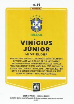 2021-22 Donruss - Optic #26 Vinicius Junior Back