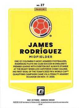 2021-22 Donruss - Optic #27 James Rodriguez Back