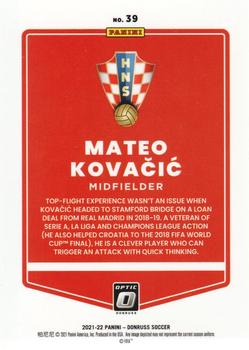 2021-22 Donruss - Optic #39 Mateo Kovacic Back