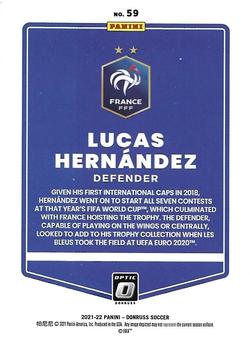 2021-22 Donruss - Optic #59 Lucas Hernandez Back