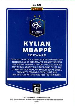 2021-22 Donruss - Optic #60 Kylian Mbappe Back