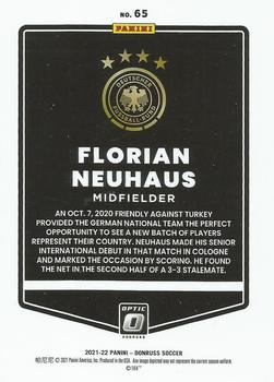 2021-22 Donruss - Optic #65 Florian Neuhaus Back