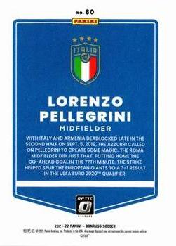 2021-22 Donruss - Optic #80 Lorenzo Pellegrini Back