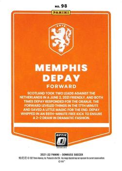 2021-22 Donruss - Optic #98 Memphis Depay Back